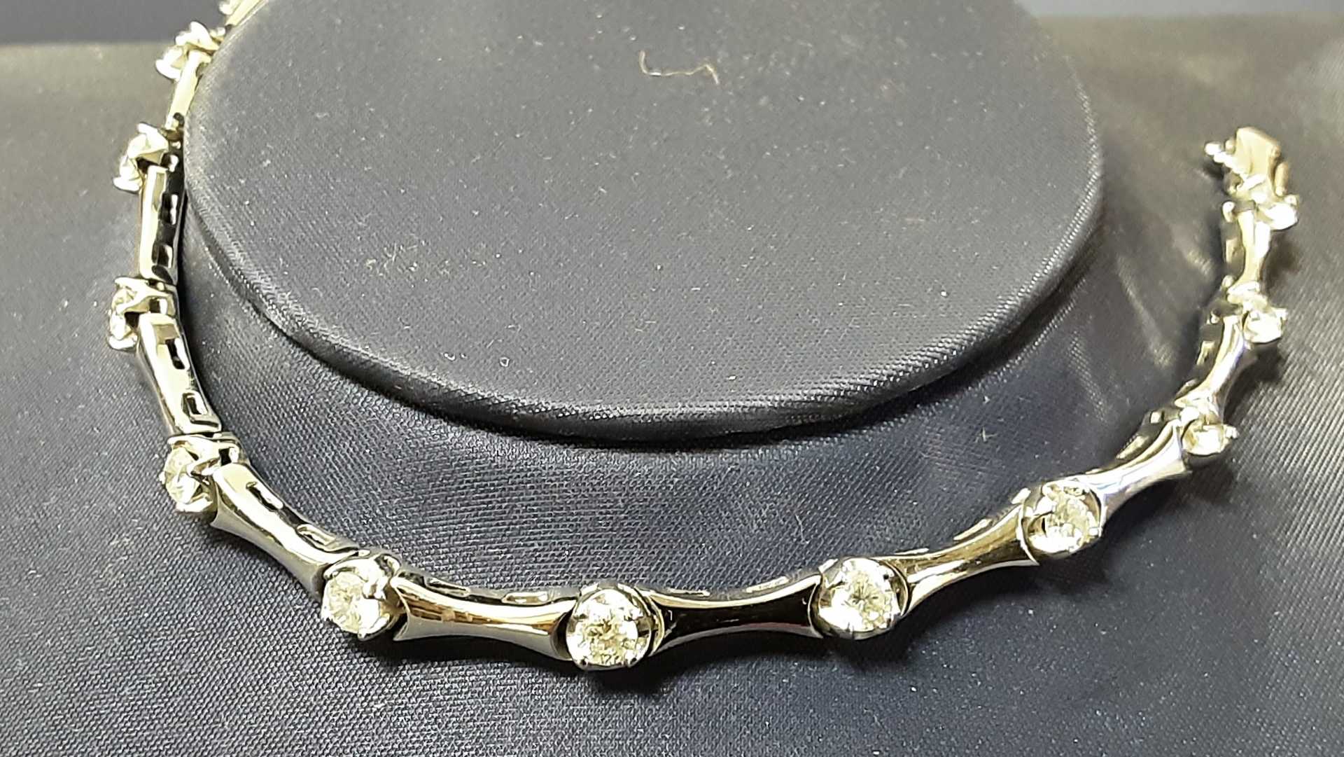Bracelet - White Gold 14k (.585) 12.6 grams 7 inch