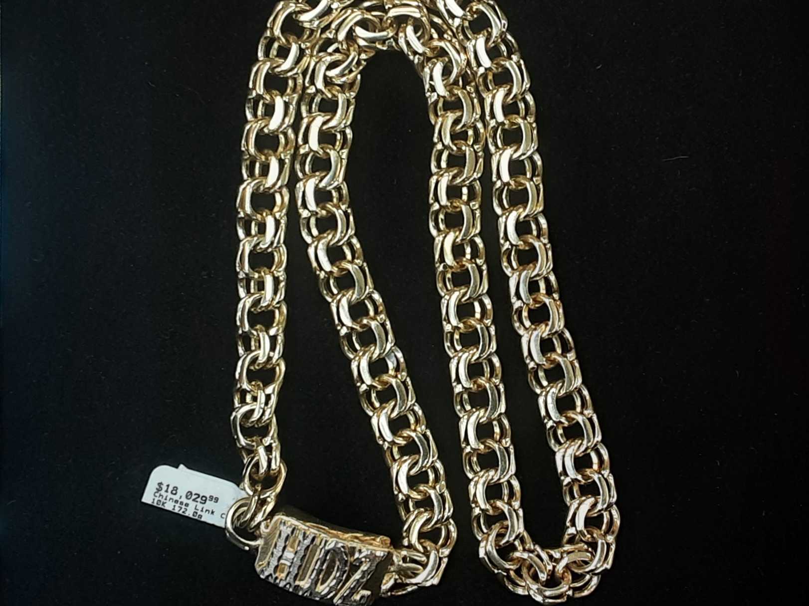 Chain - Yellow Gold 10k (.417) 172 grams 22 inch