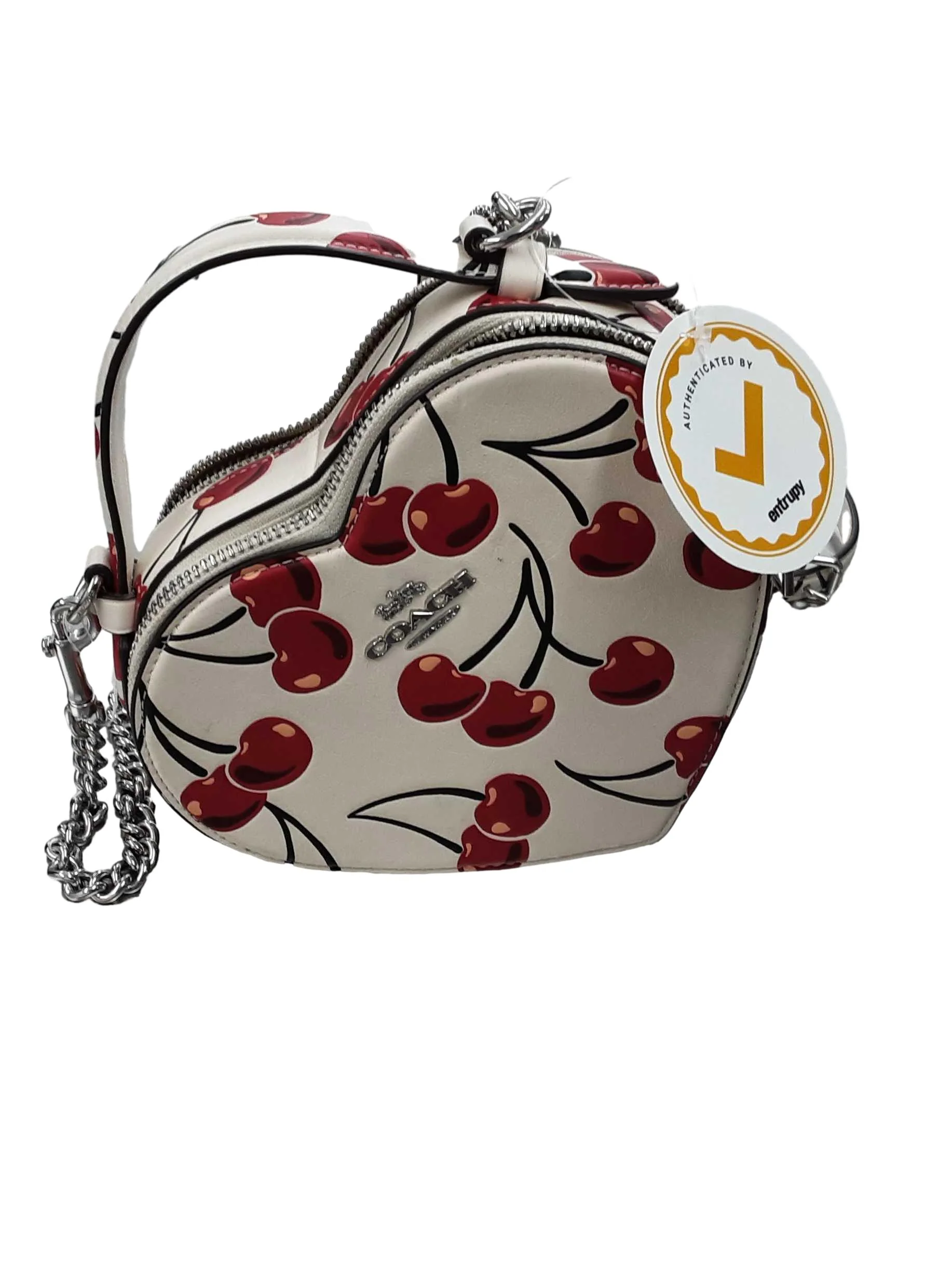 Coach Cherry Heart Crossbody Pink Purse / Handbag