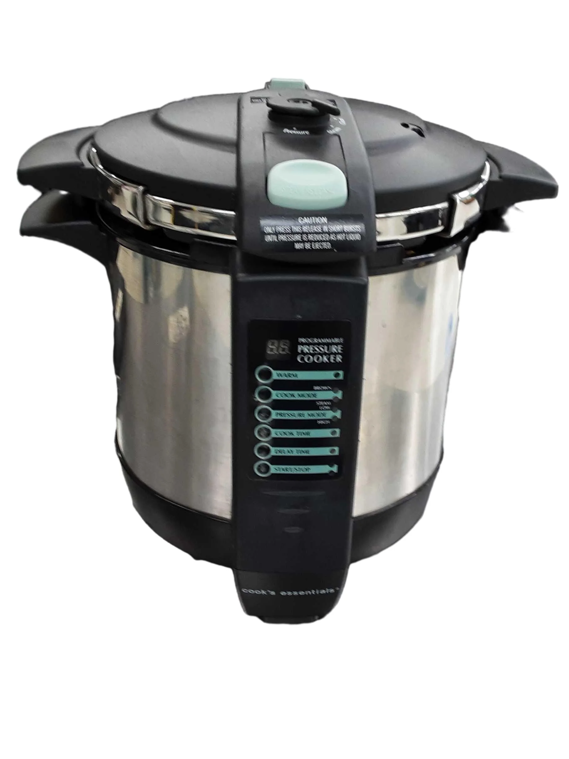 Cook's Essentials Pressure Cooker Silver Small Kitchen Appliance