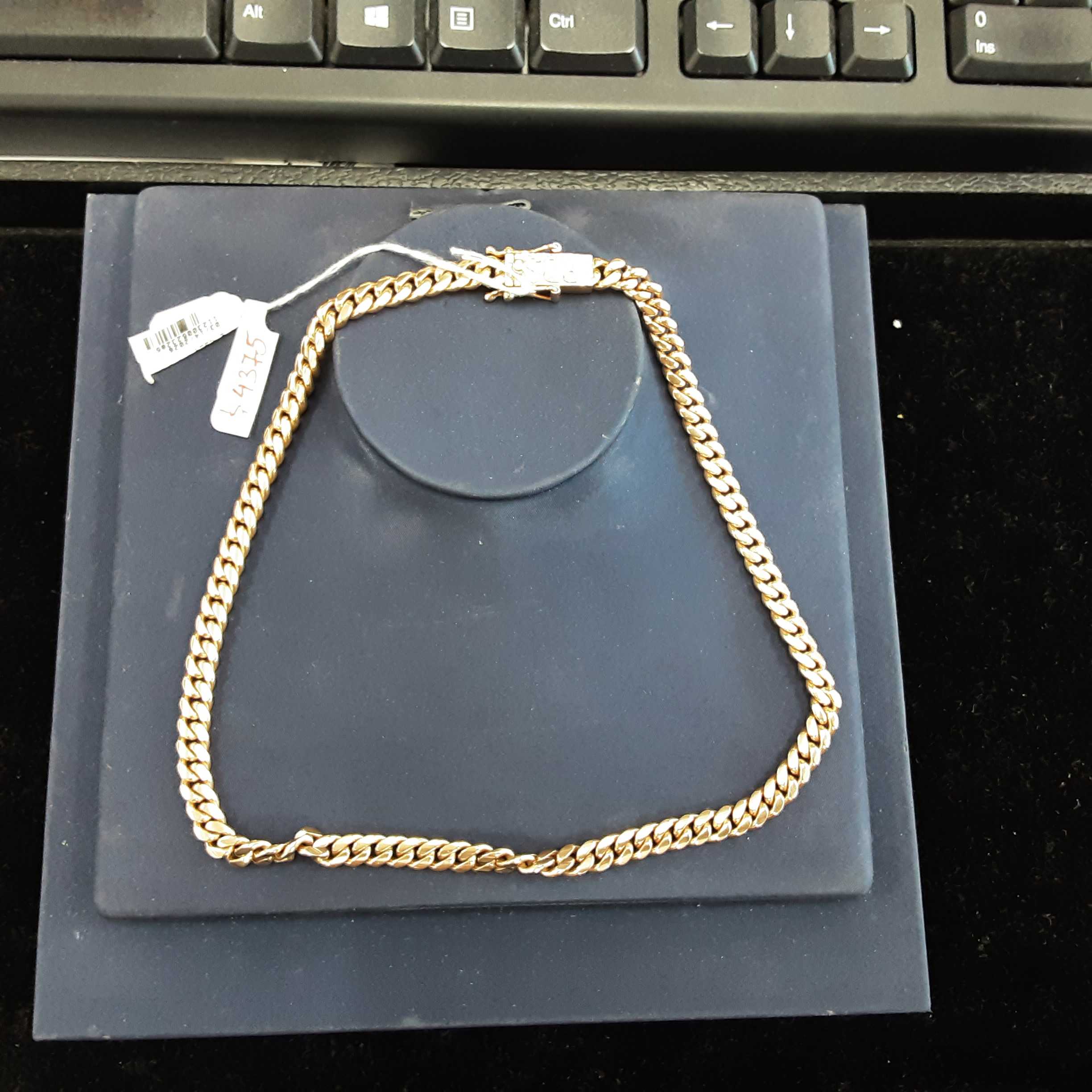 Cuban Link Chain - Rose Gold 10k (.417) 51.3 grams 20 inch