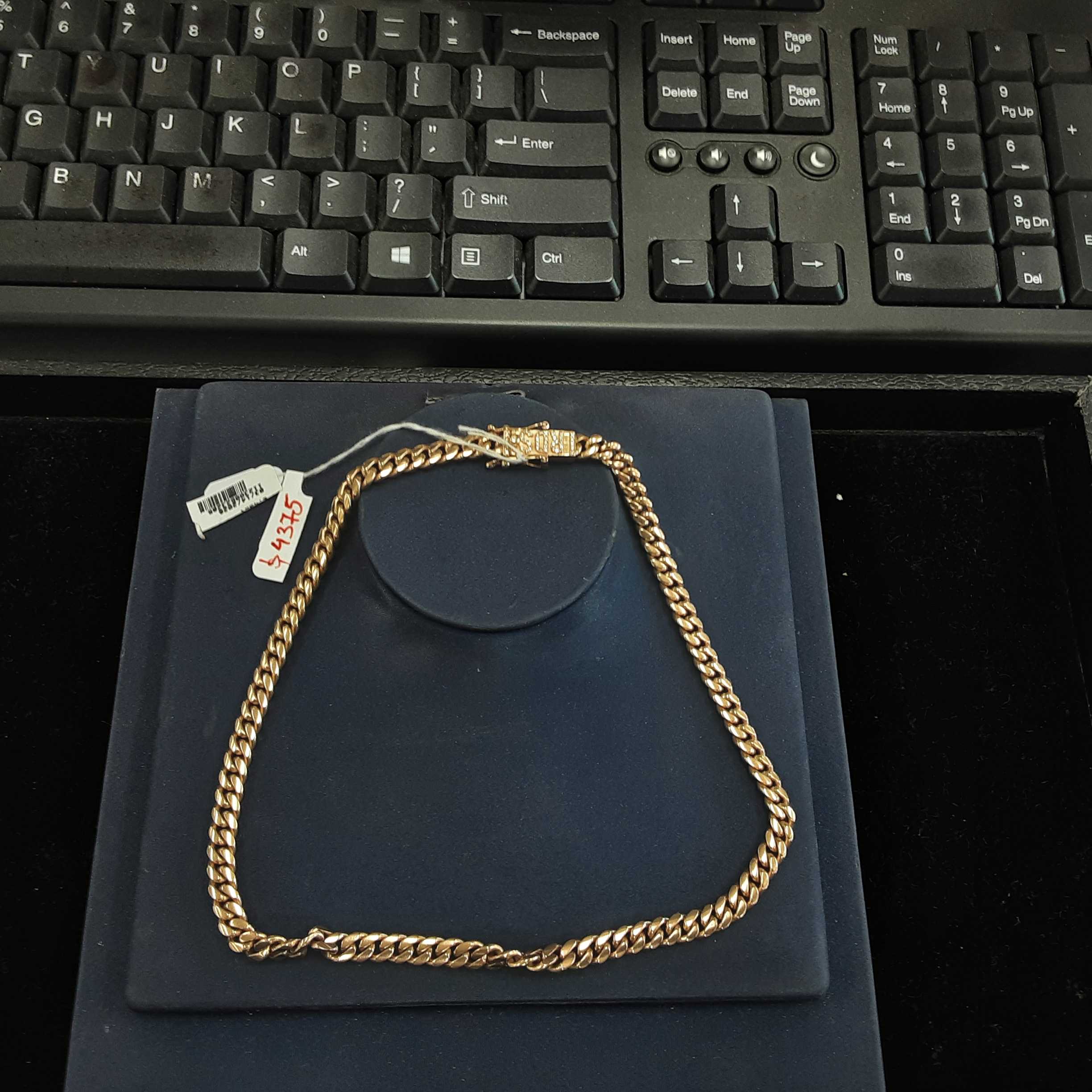 Cuban Link Chain - Rose Gold 10k (.417) 51.3 grams 20 inch - Image 2