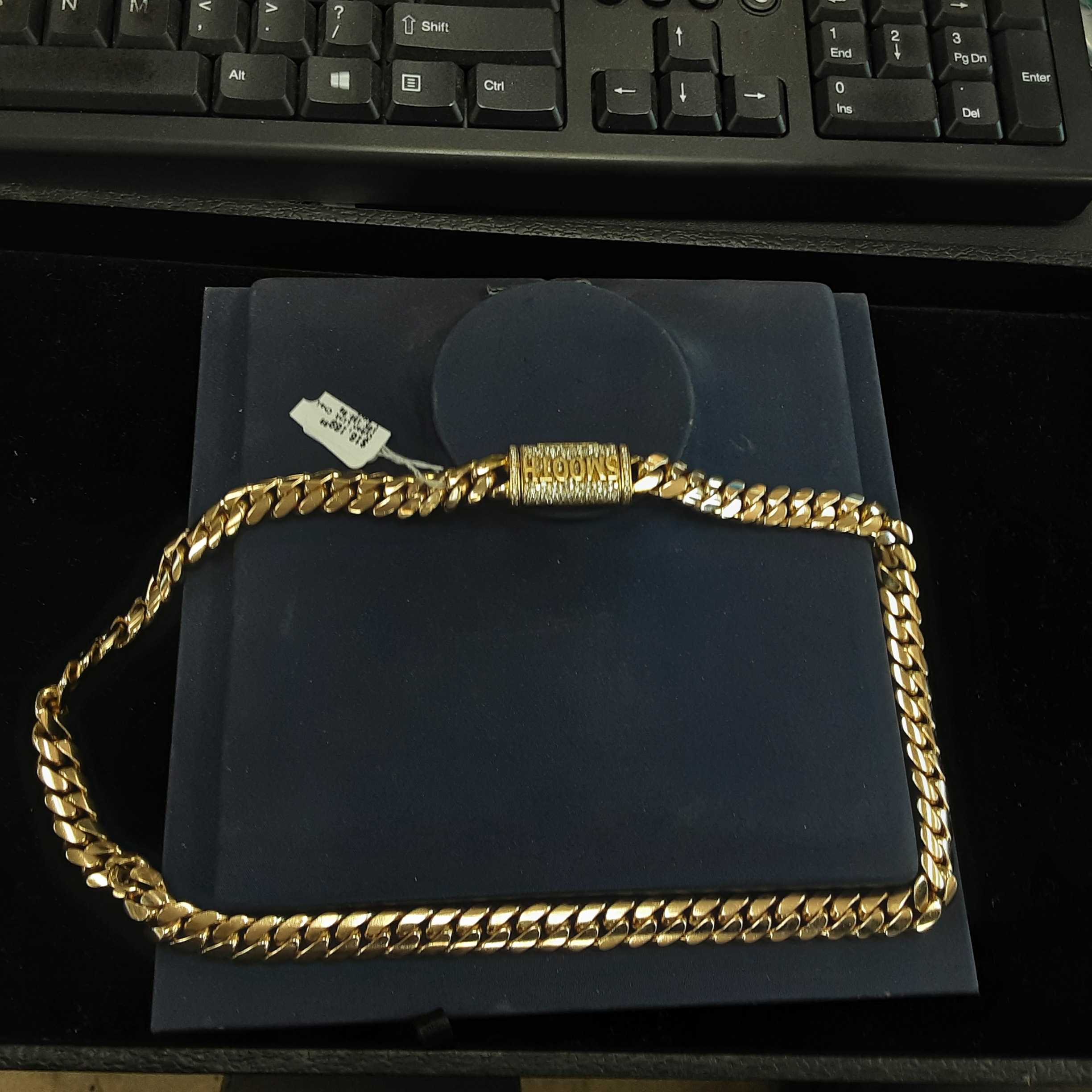Cuban Link Chain - Yellow Gold 10k (.417) 158.9 grams 24 inch