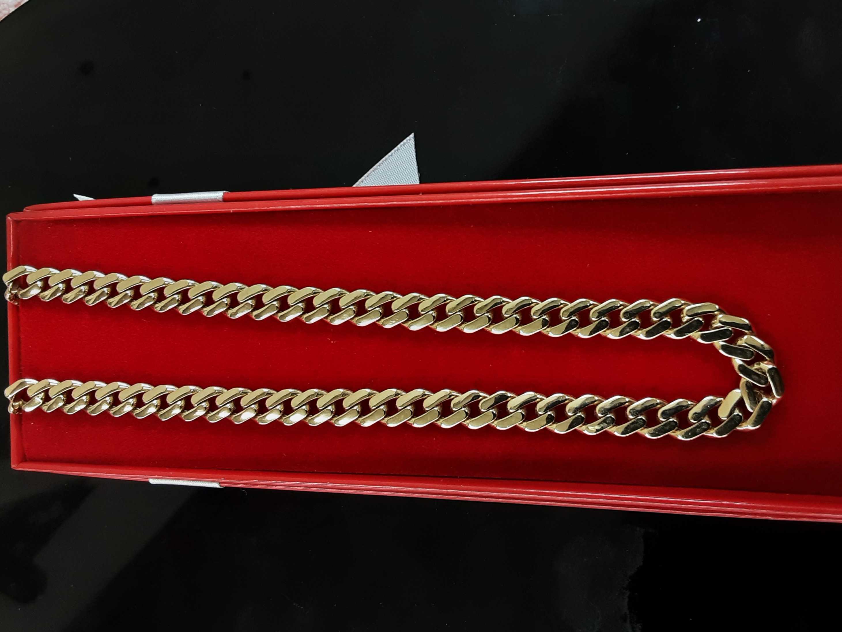 Cuban Link Chain - Yellow Gold 14k (.585) 17.9 grams 18 inch