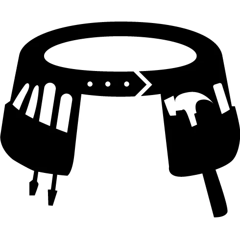 Donhume Usbp Black Tool Belt / Accessory