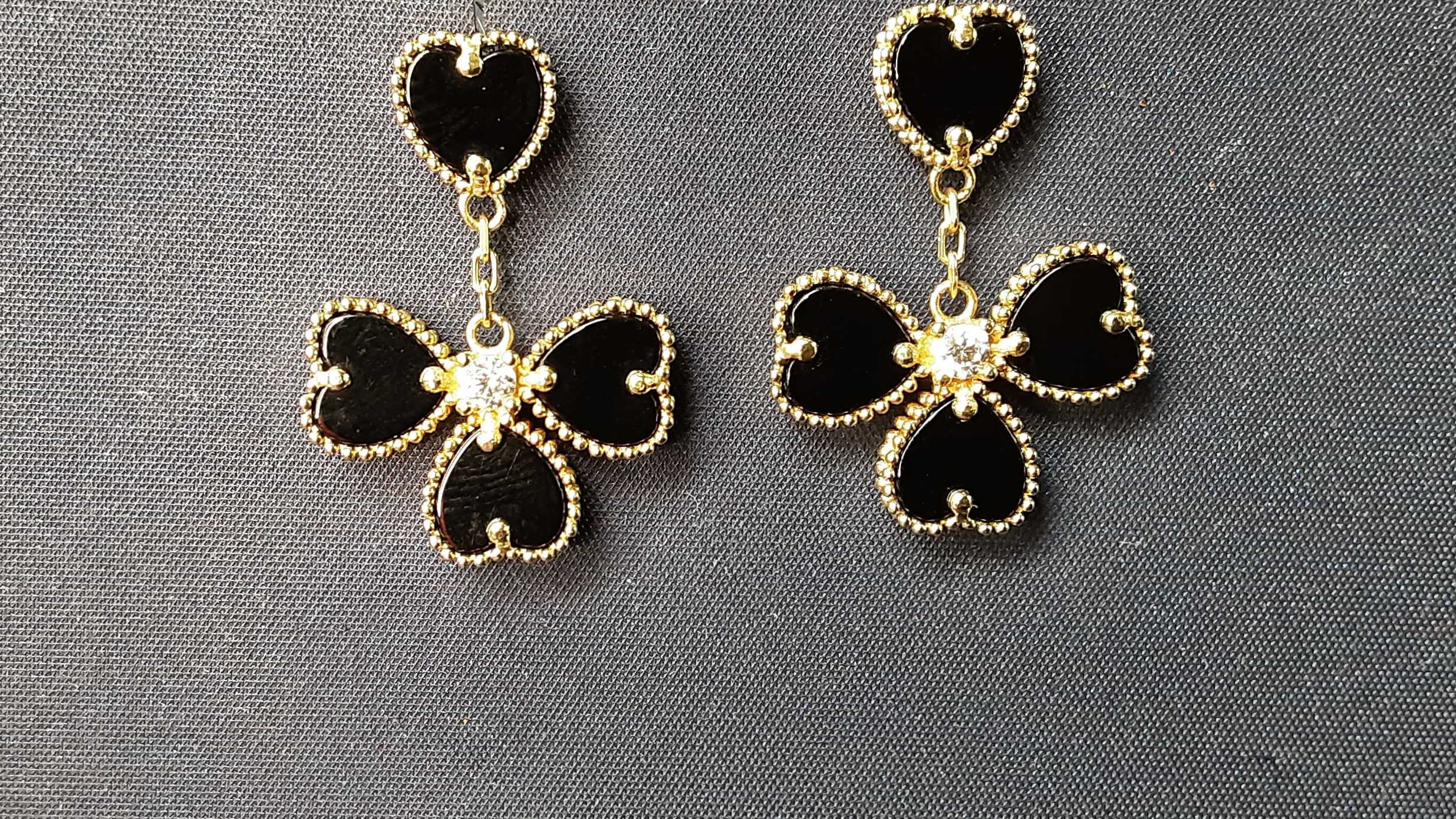 Earrings - Yellow Gold 14k (.585) 4.1 grams