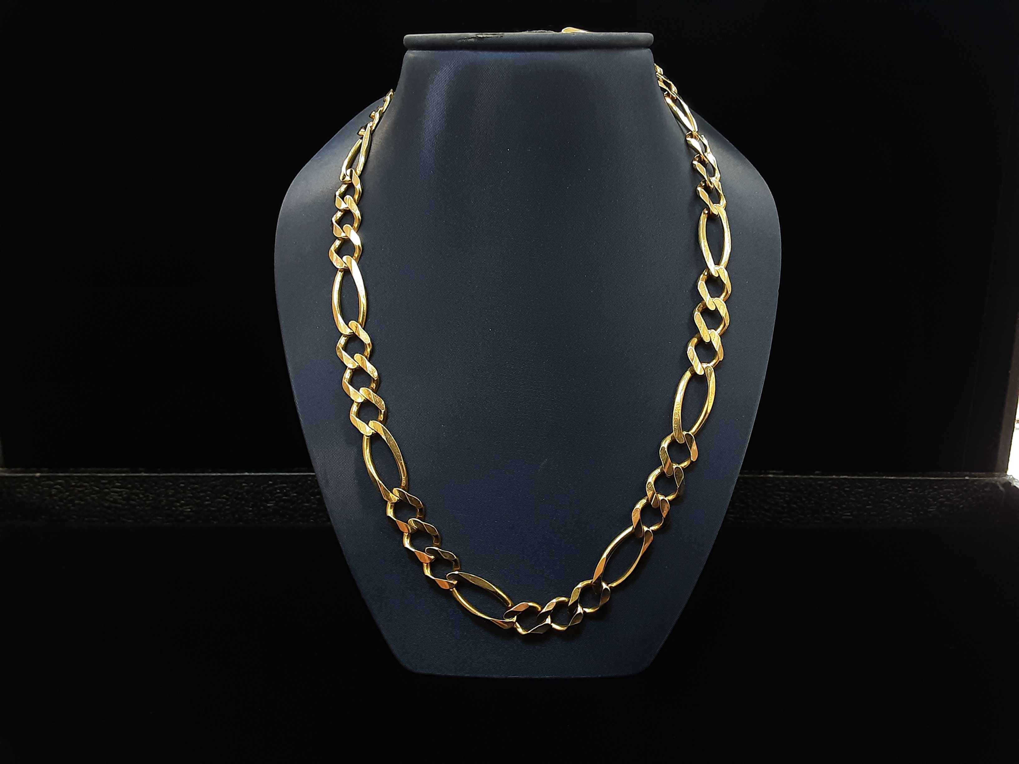 Figaro Chain - Yellow Gold 10k (.417) 44.5 grams 22 inch