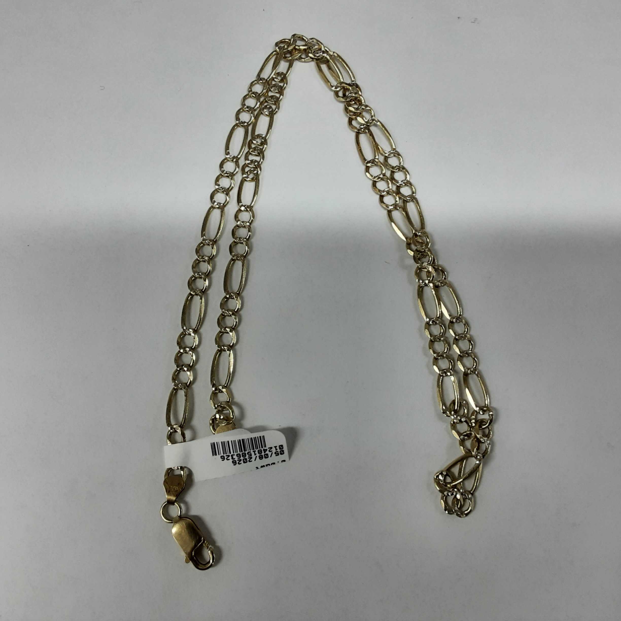 Figaro Chain - Yellow Gold 14k (.585) 16.1 grams 18 inch