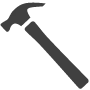 Husky Hatchet Black Hand Hammer Tool