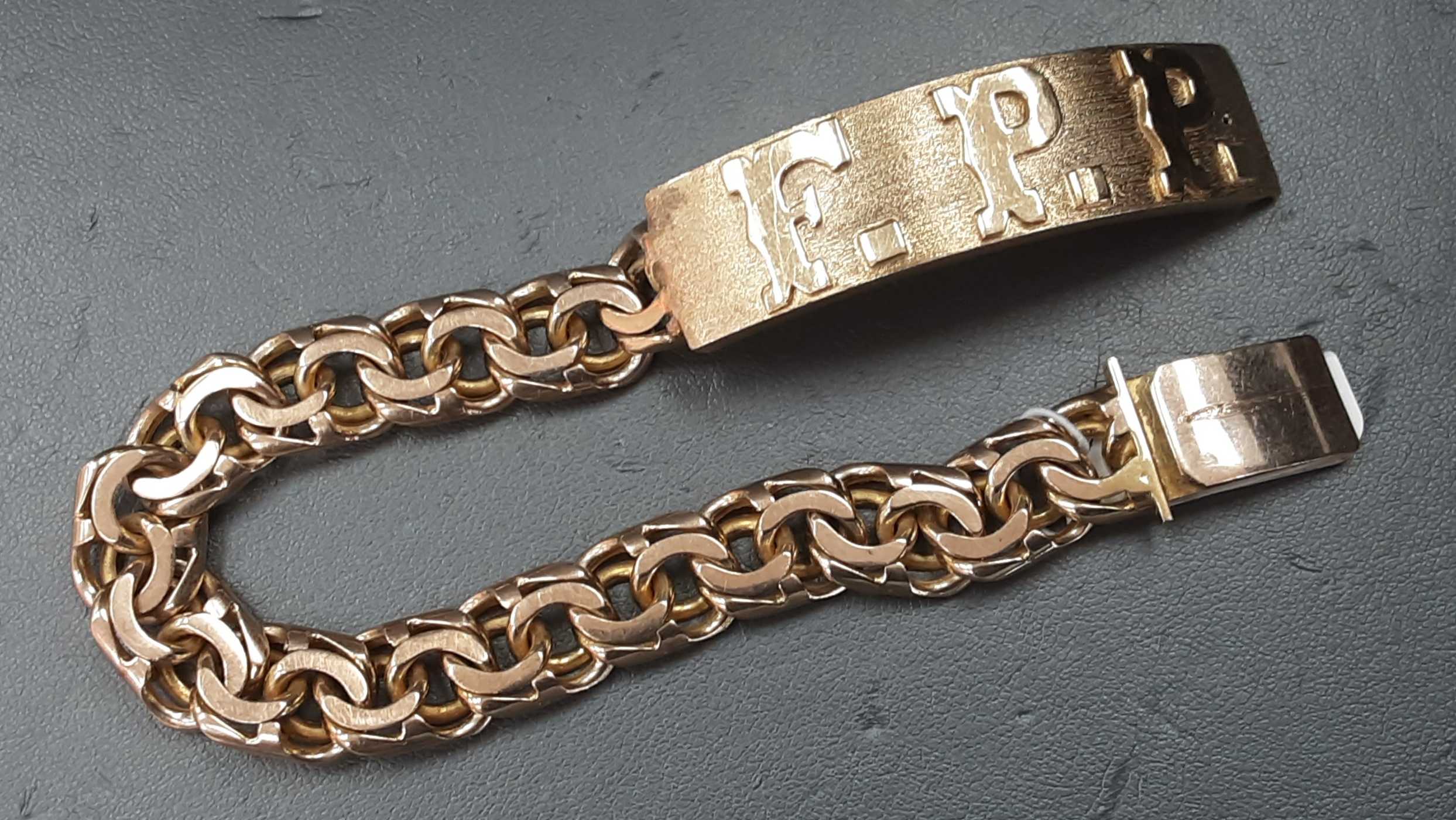 ID Bracelet - Yellow Gold 10k (.417) 49.9 grams 8 inch