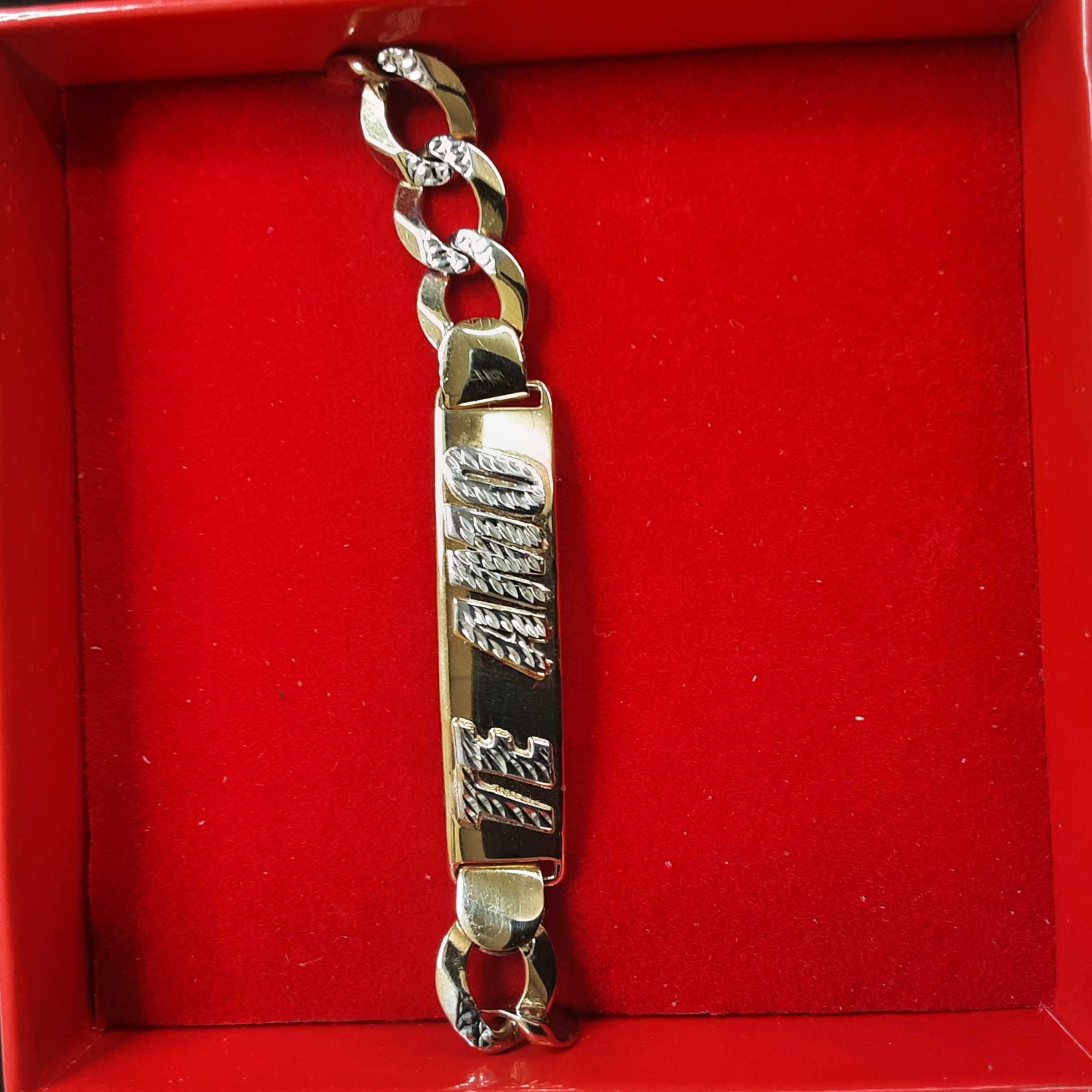 ID Bracelet - Yellow Gold 14k (.585) 20.1 grams 8 inch