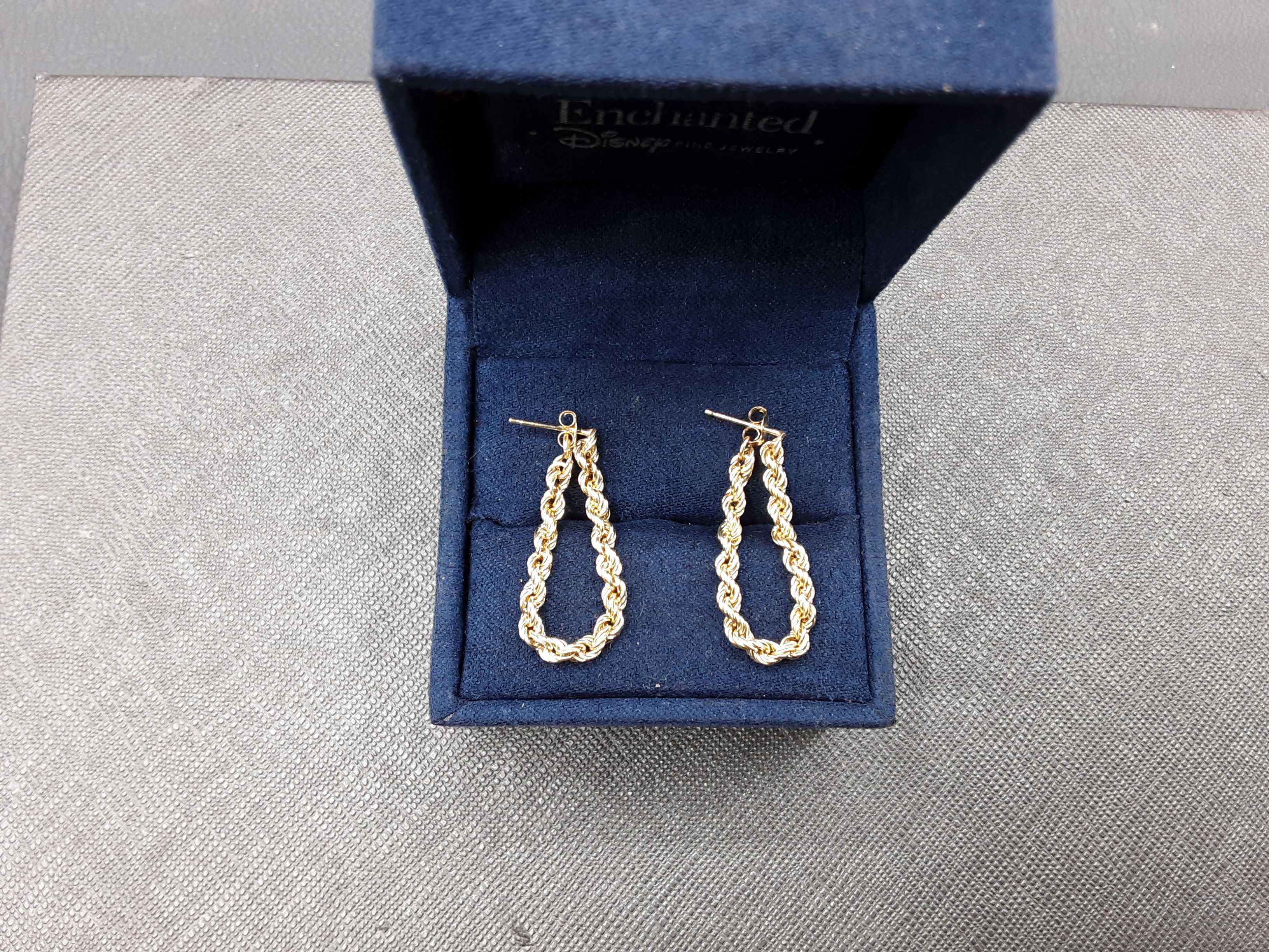 Jacket Earrings - Yellow Gold 10k (.417) 0.8 grams - Image 2