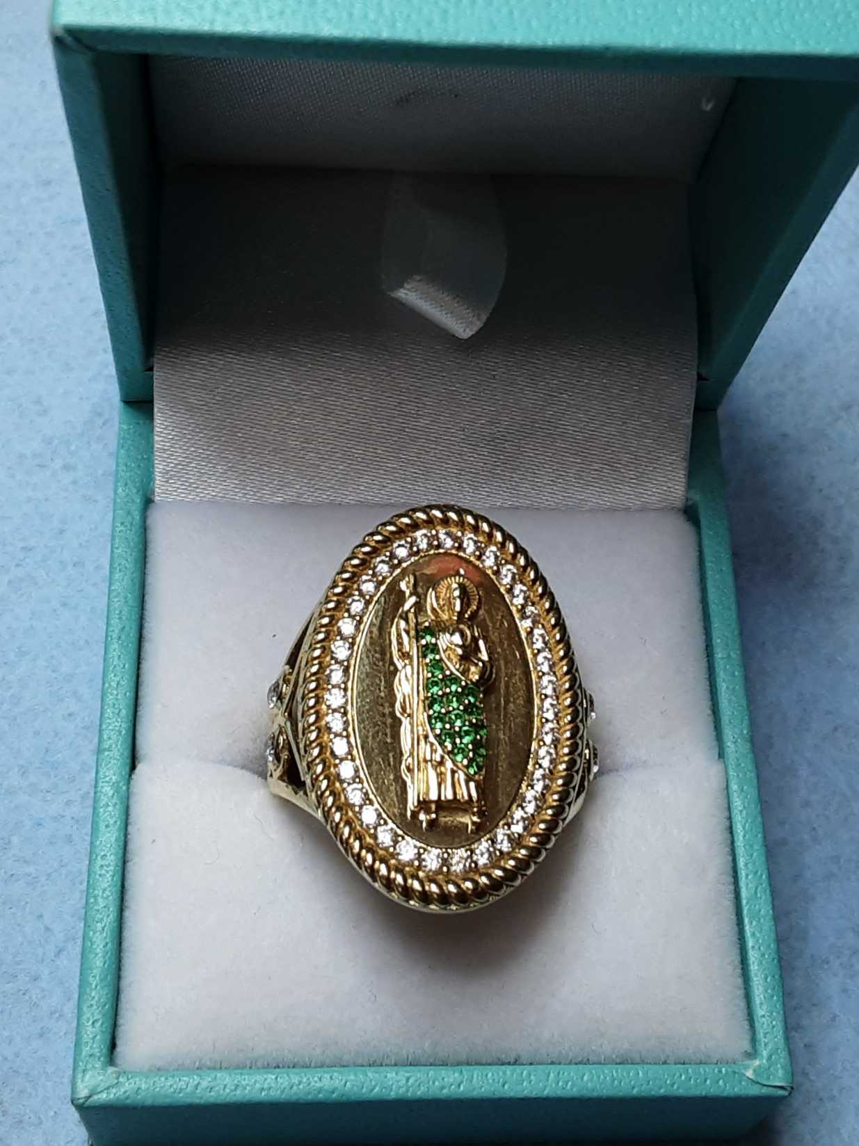 Men's Ring - Yellow Gold 10k (.417) 6 grams Size 8 - Image 2