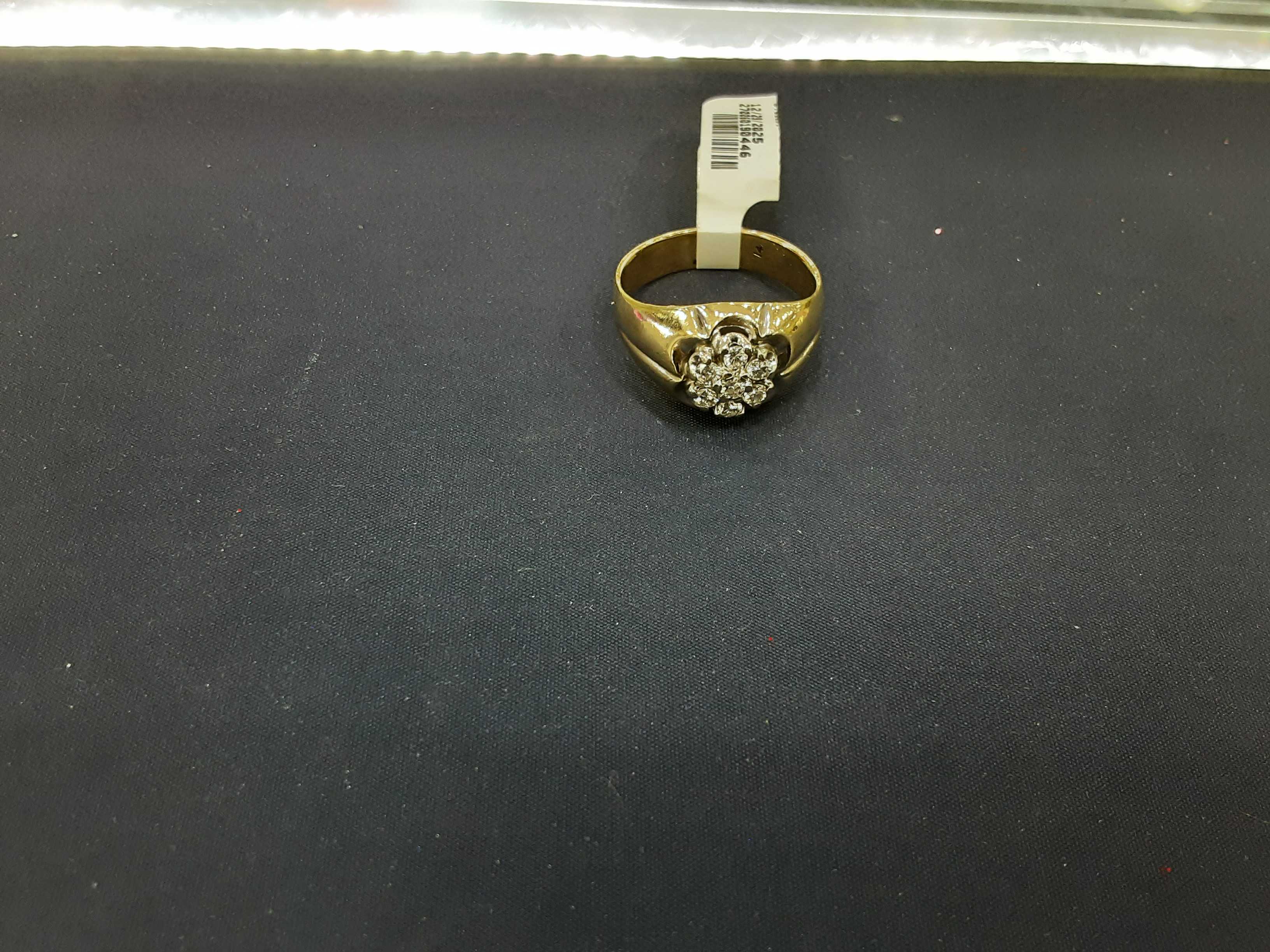 Men's Ring - Yellow Gold 14k (.585) 10 grams Size 8 - Image 2
