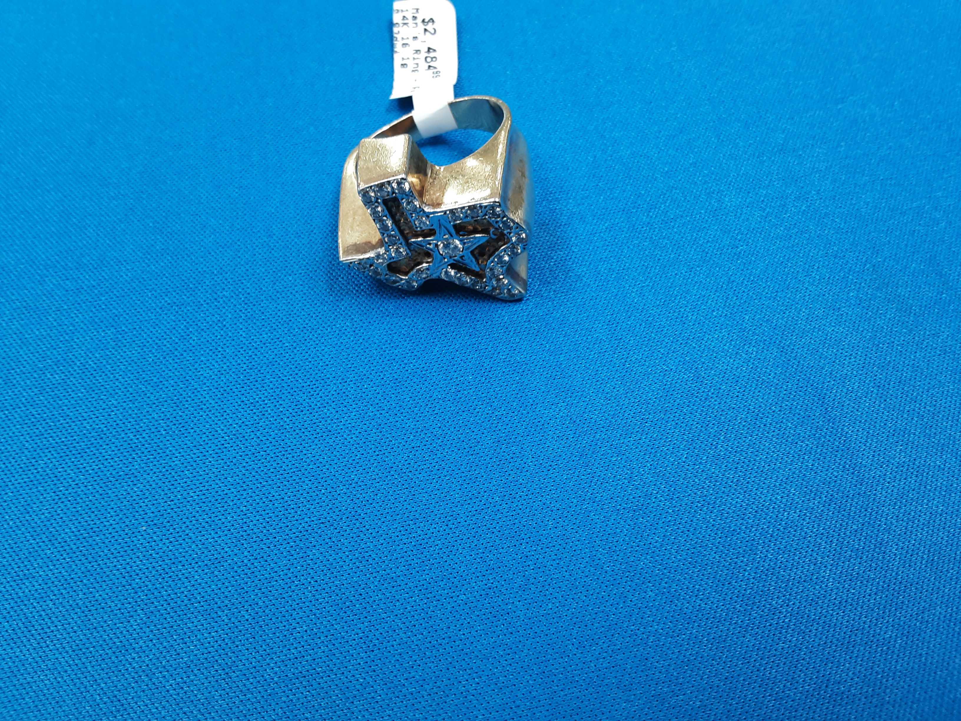 Men's Ring - Yellow Gold 14k (.585) 16.1 grams Size 10 - Image 4