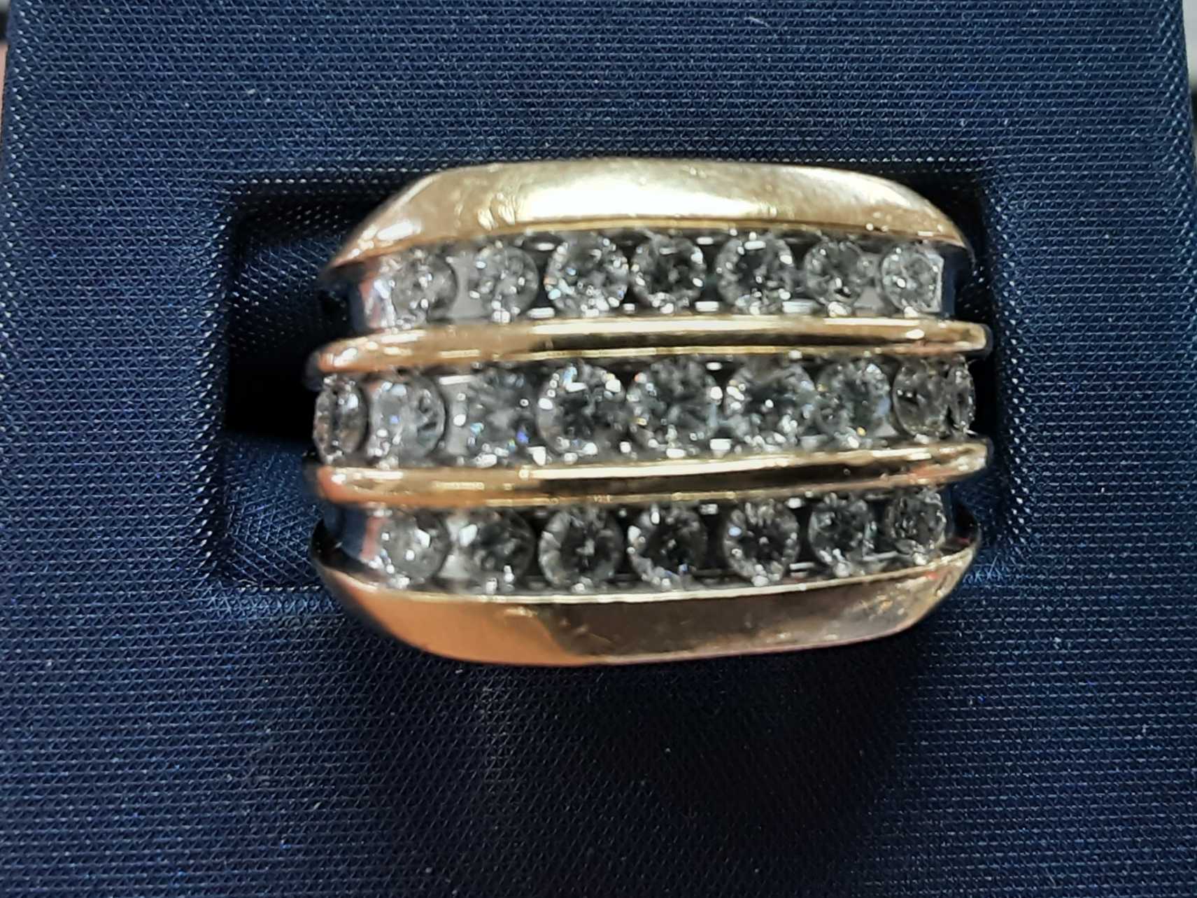 Men's Ring - Yellow Gold 14k (.585) 9.2 grams Size 8.5