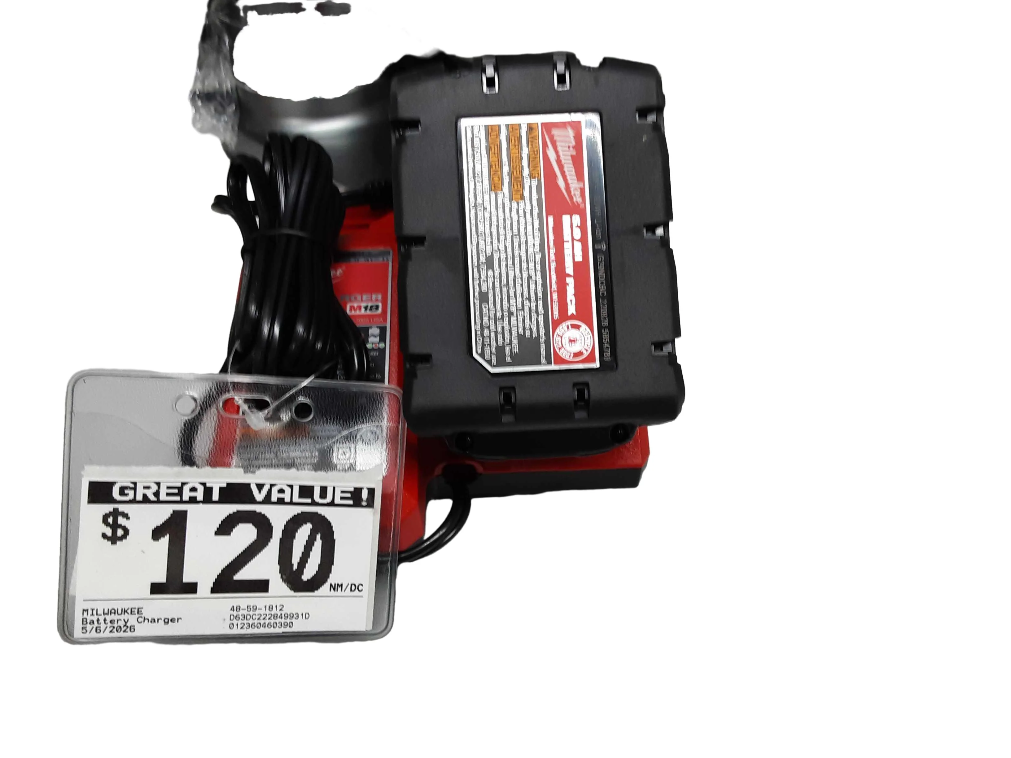 Milwaukee 48-59-1812 Red Battery Charger
