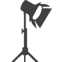 Red DJ Light