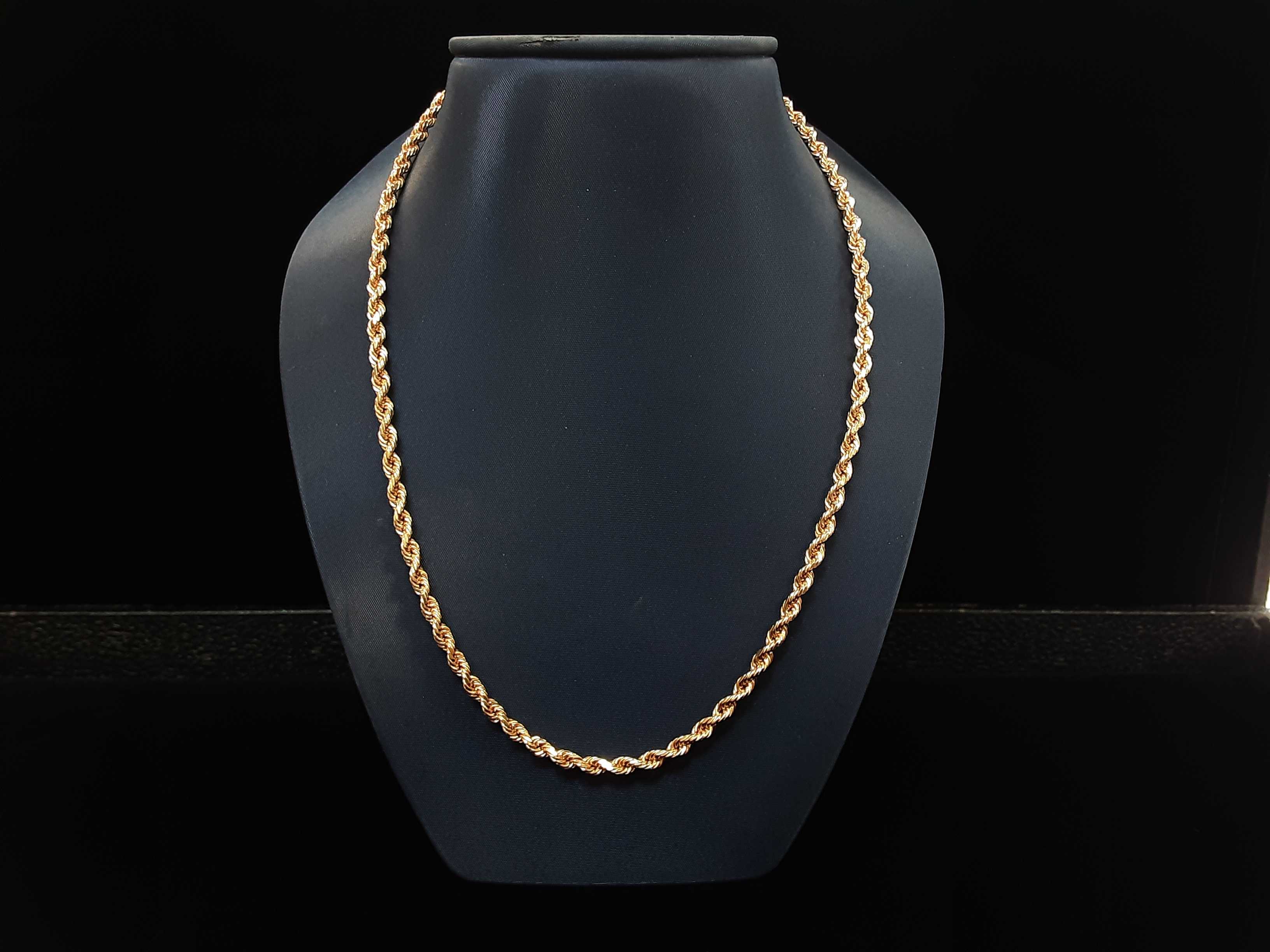 Rope Chain - Rose Gold 14k (.585) 22 grams 18 inch