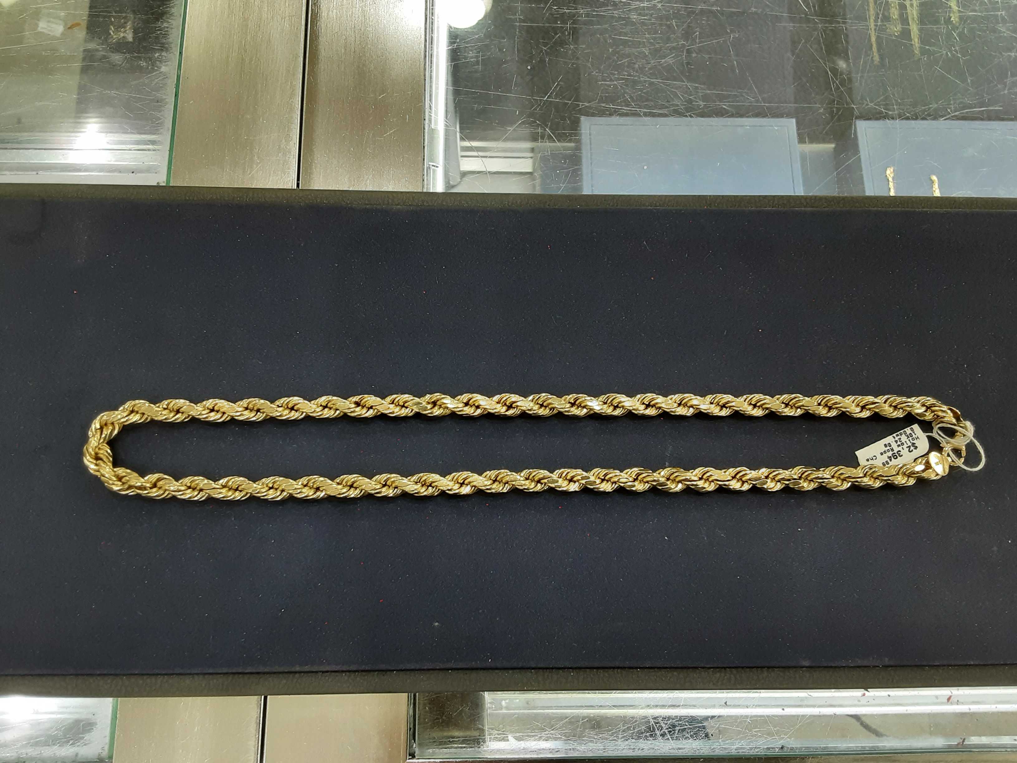 Rope Chain - Yellow Gold 10k (.417) 24 grams 11 inch
