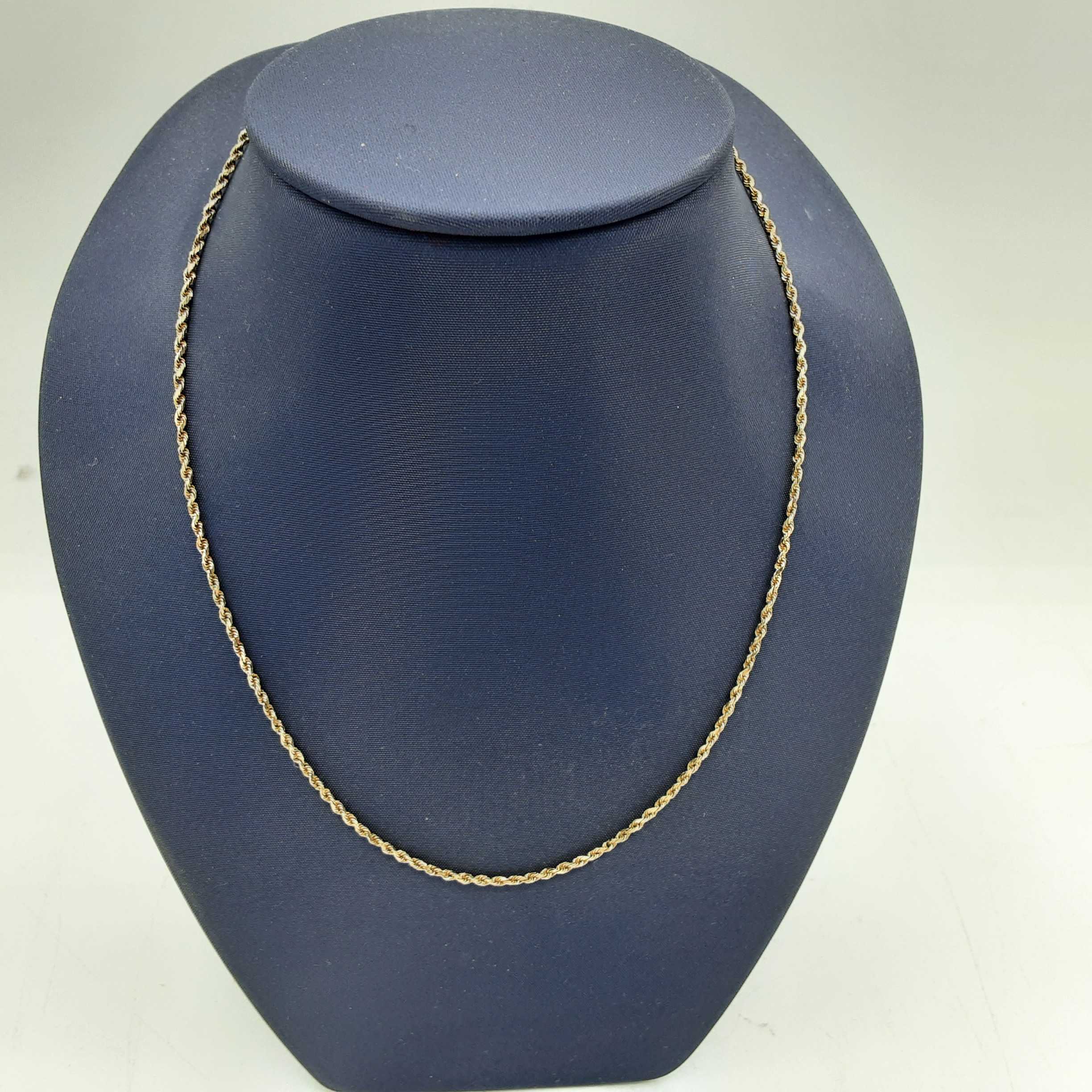 Rope Chain - Yellow Gold 14k (.585) 3.9 grams 18 inch