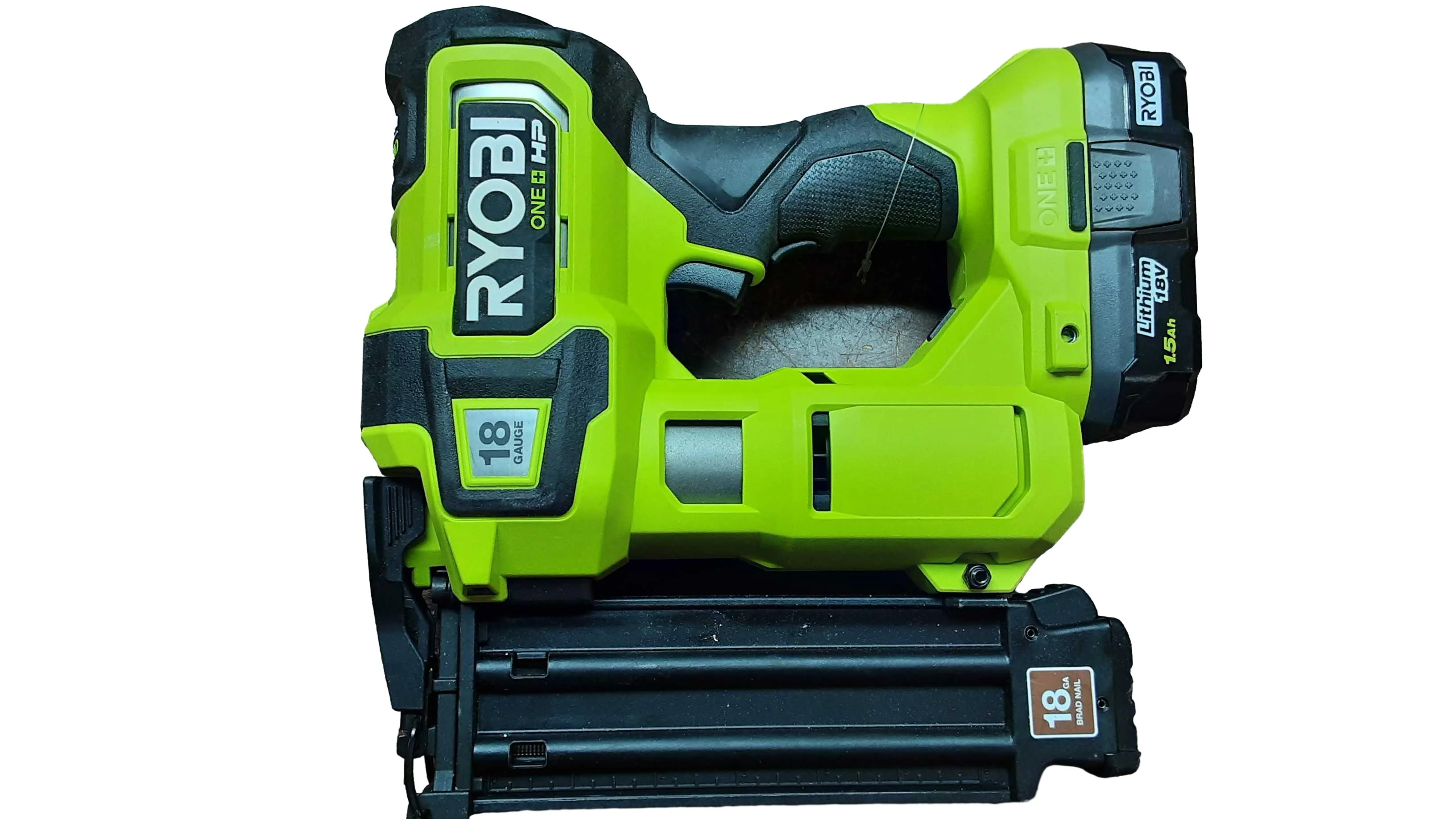 Ryobi P322 Green Cordless Brad Nailer
