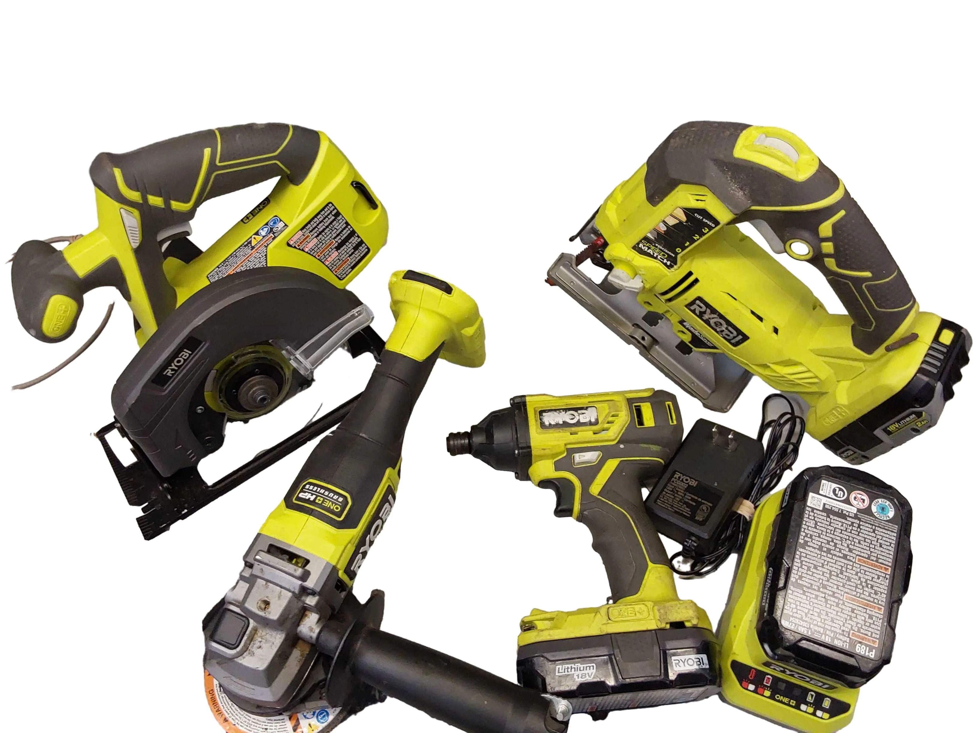 Ryobi P505vn Green Cordless Circular Saw