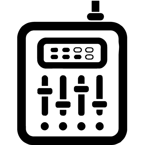 Sound Card Xlr-a8v Black Digital Mixer