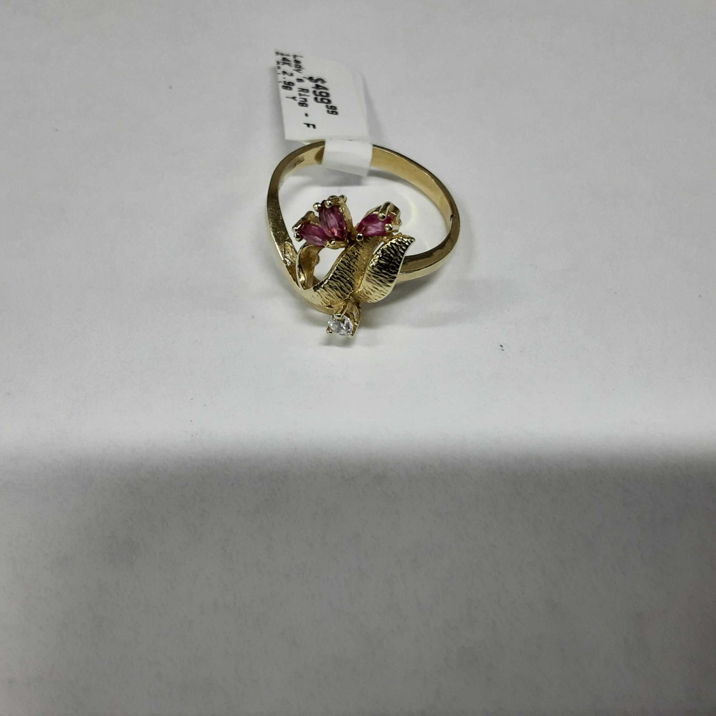 Women's Ring - Yellow Gold 14k (.585) 2.9 grams Size 11
