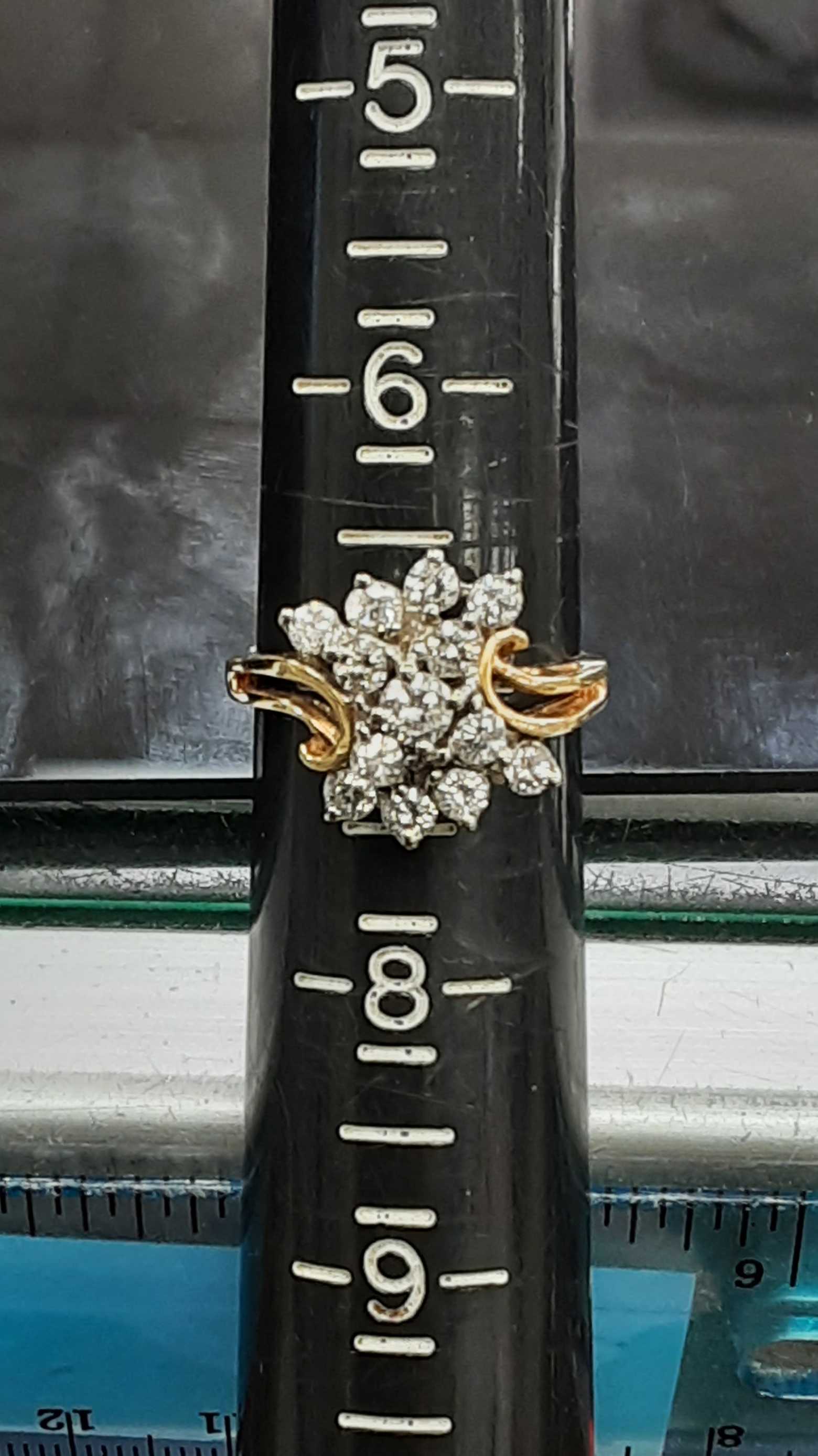 Women's Ring - Yellow Gold 14k (.585) 4.5 grams Size 8